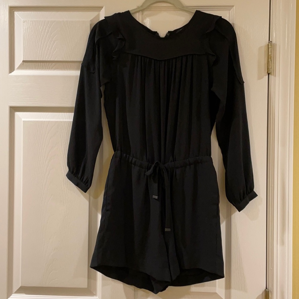 Black Loft  long sleeve romper